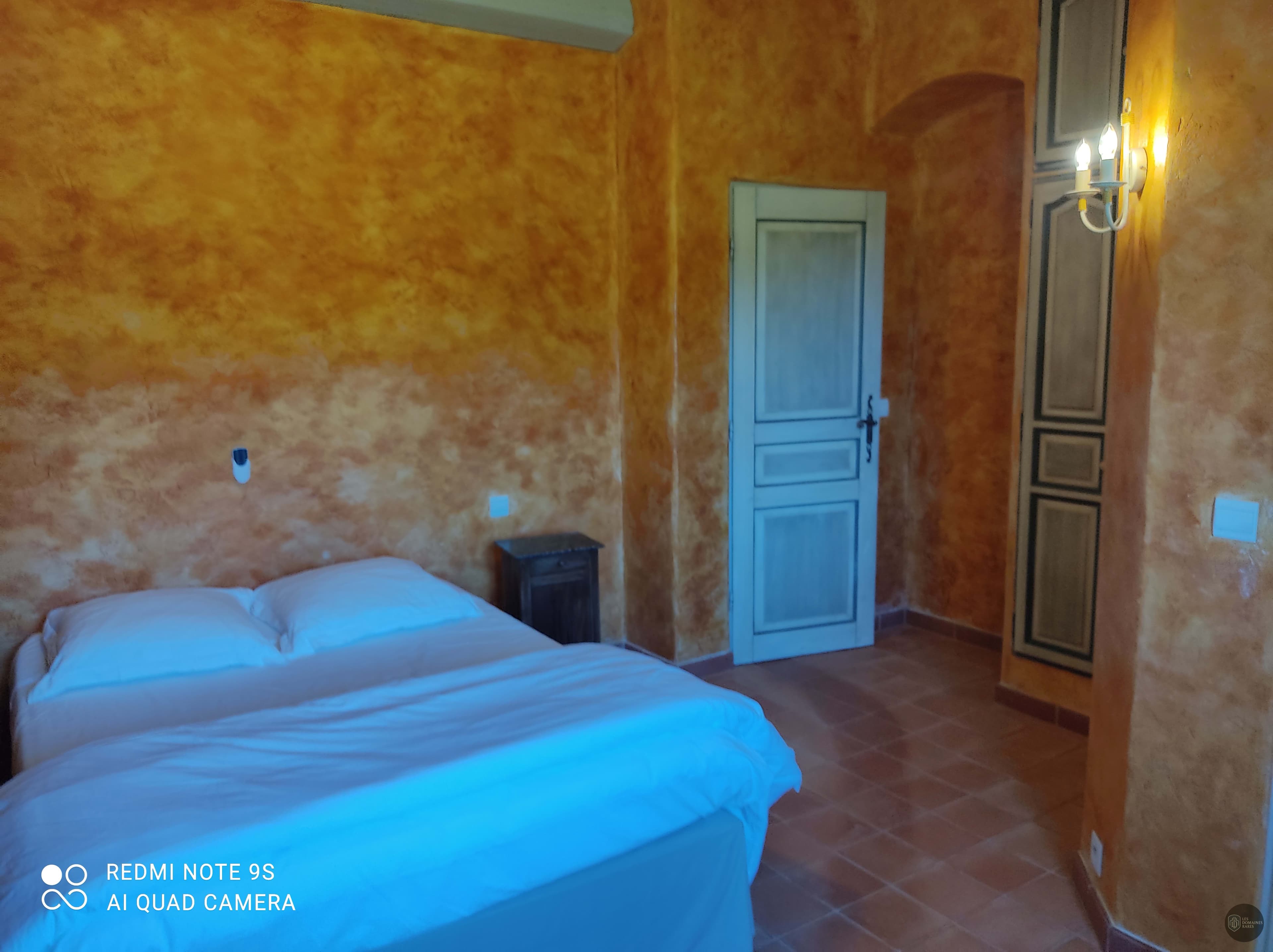Chambre du château Domaine de Lauvergnac à La en Pays de la Loire