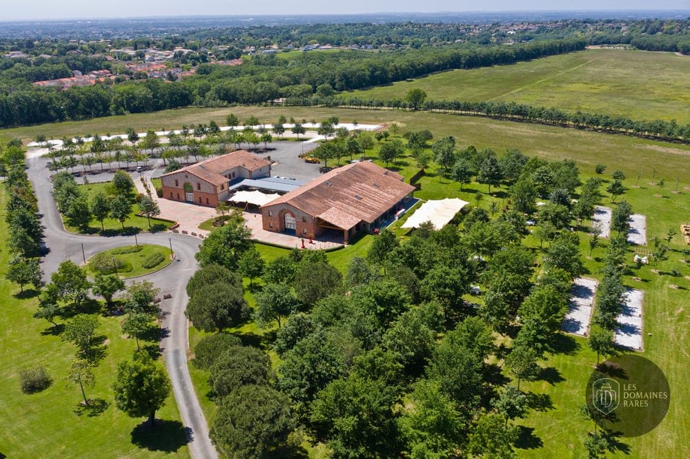 Vue extérieure du domaine Domaine de Preissac à Castelmaurou en Occitanie