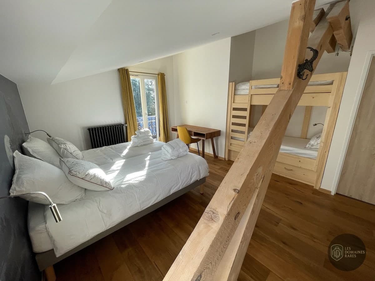 Chambre du domaine Domaine de Rozan en Auvergne-Rhône-Alpes