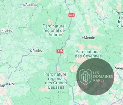 Vue du domaine Domaine de Soussuejouls à Séverac en Occitanie