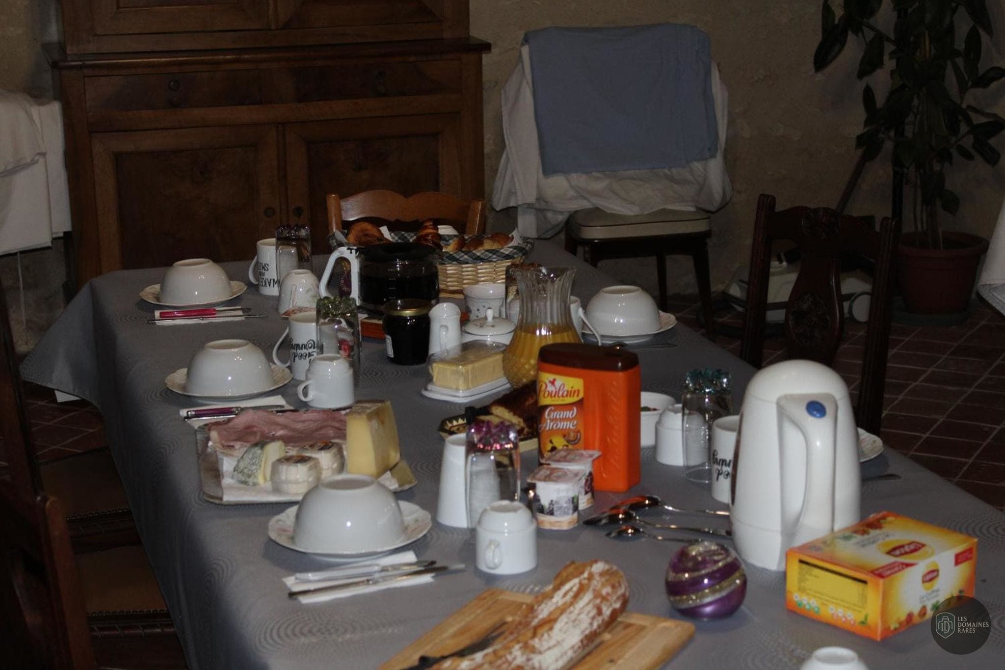 Chambre du domaine Domaine de la Touche en Normandie