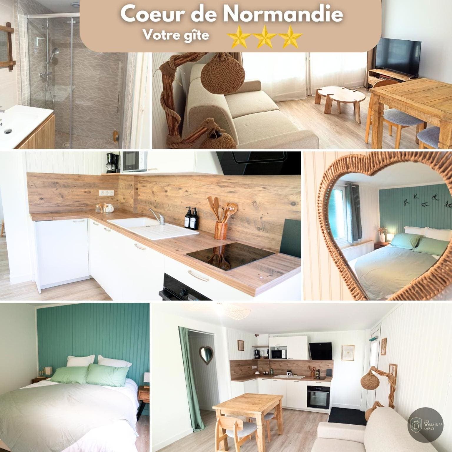 Vue extérieure du domaine Domaine des Falaises en Normandie