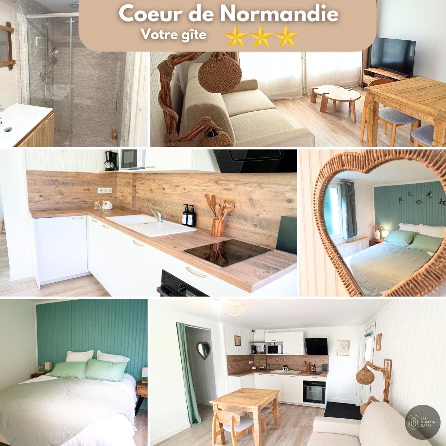 Vue extérieure du domaine Domaine des Falaises en Normandie