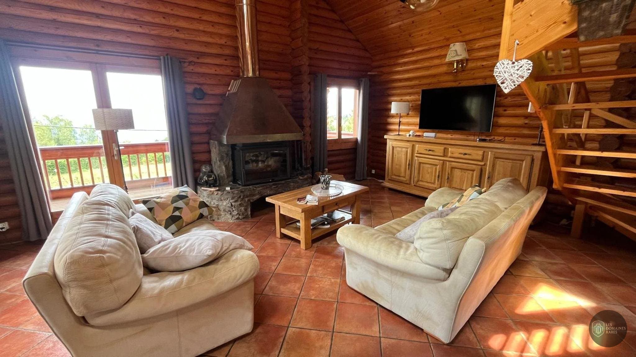 Espace intérieur du domaine Domaine des Laux à Pomérols en Occitanie