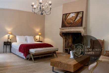 Chambre du domaine Domaine du Colombier à Malataverne en Auvergne-Rhône-Alpes - séminaire drôme