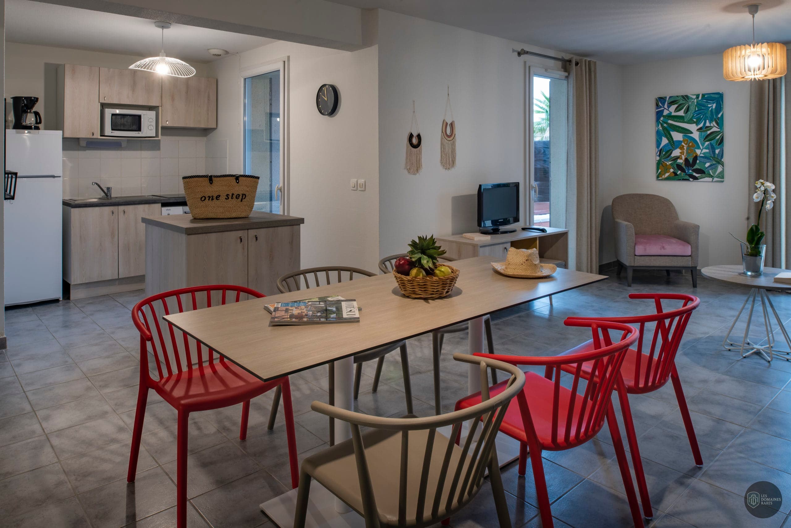 Cuisine et salle à manger lumineuses