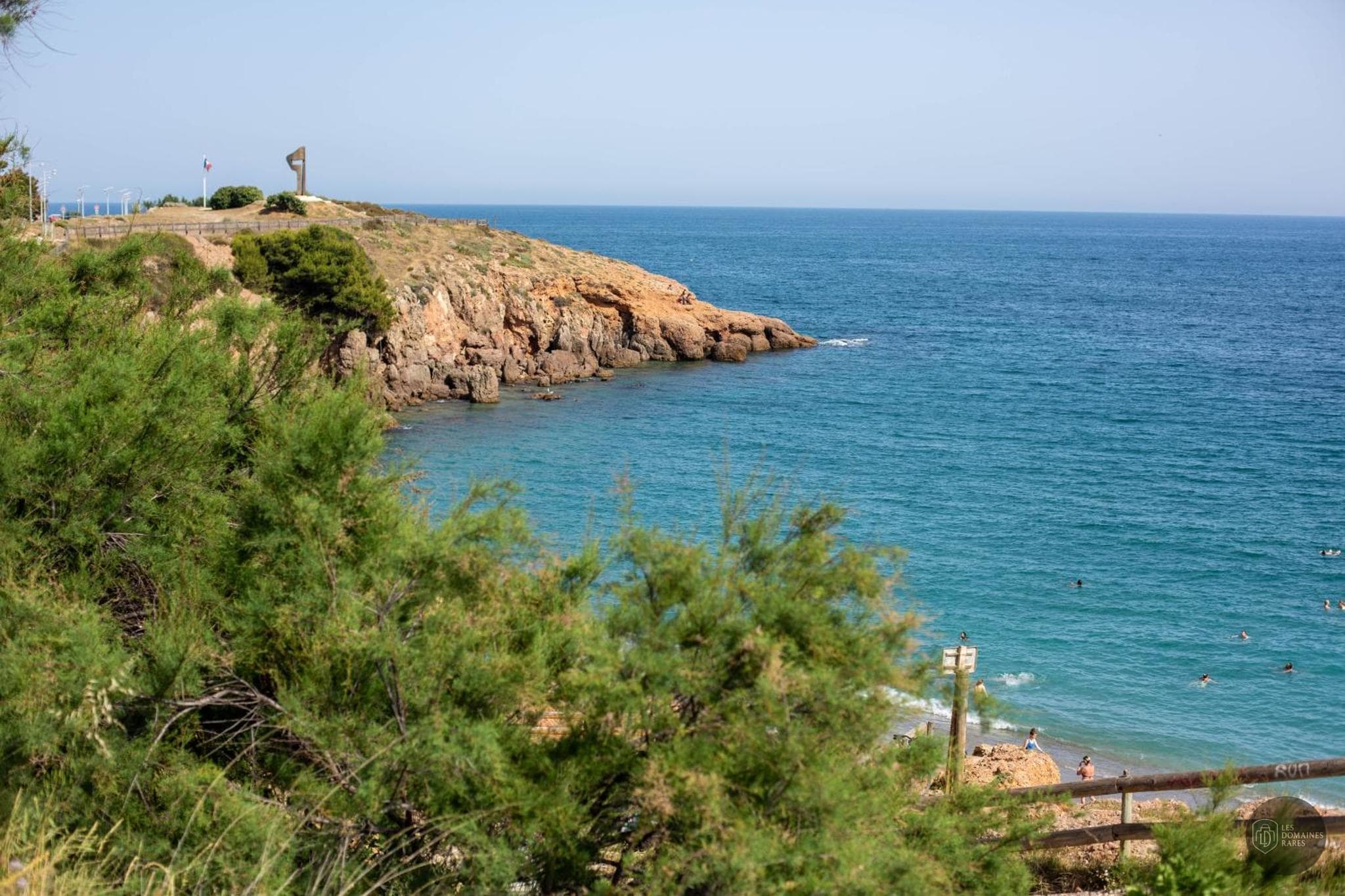 Vue du domaine Domaine du Lazaret à Sète en Occitanie