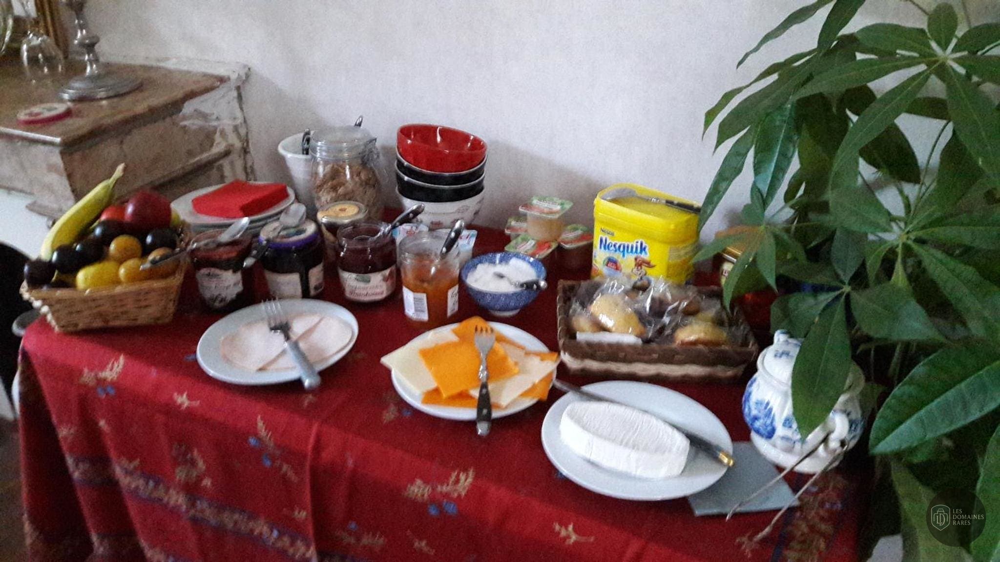 Restaurant du domaine Domaine le Petit Plessis en Pays de la Loire - séminaire aigrefeuille-sur-maine, france
