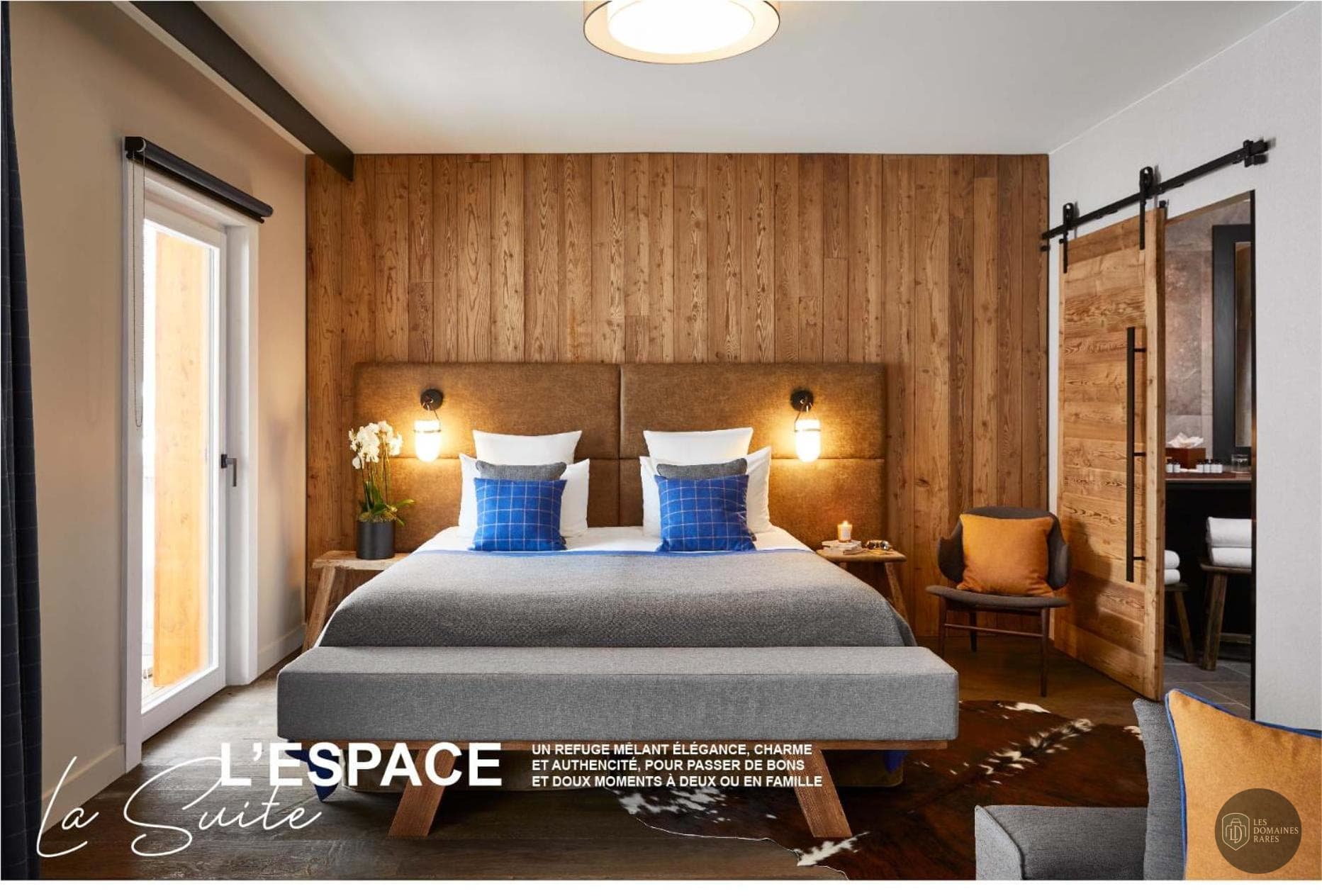 Vue extérieure de l'hôtel Ecrin Blanc Resort à Courchevel en Auvergne-Rhône-Alpes