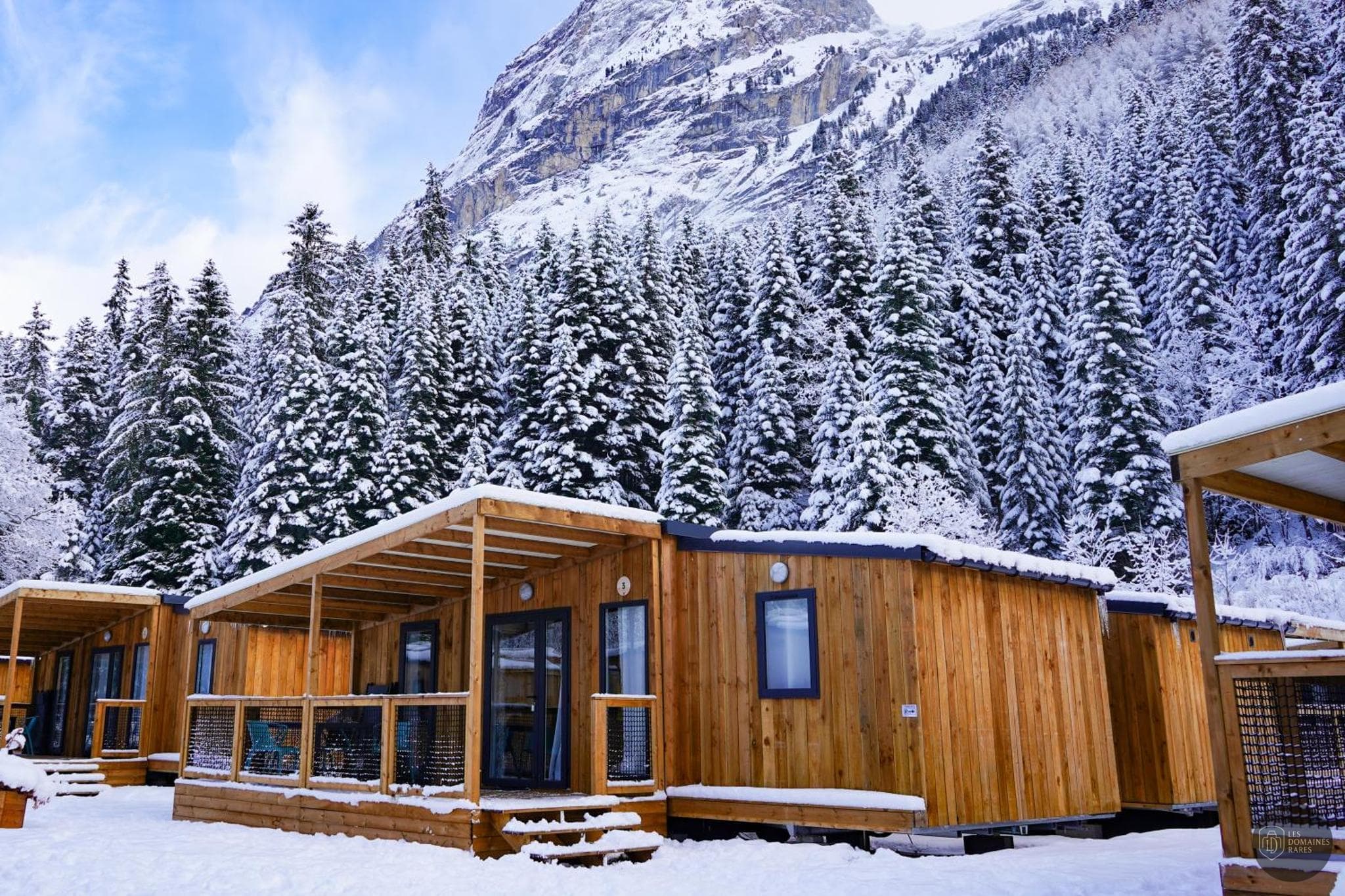 Vue extérieure du lodge Epicea Lodge en Auvergne-Rhône-Alpes