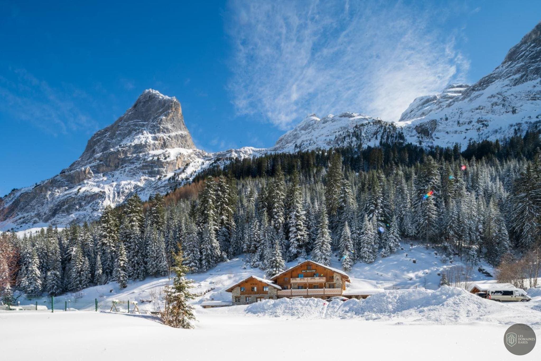 Vue extérieure du lodge Epicea Lodge en Auvergne-Rhône-Alpes