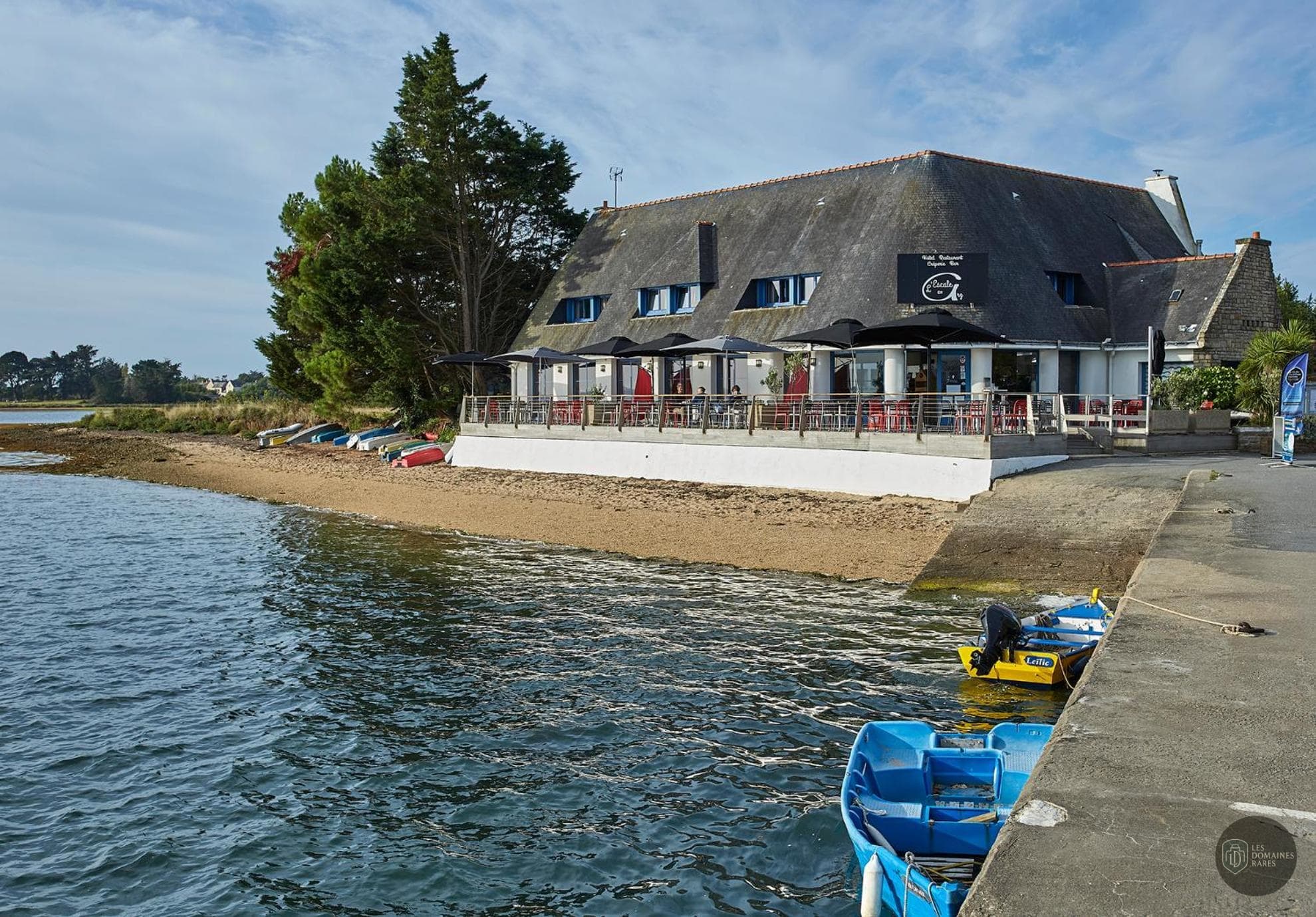 Restaurant de l'hôtel Escale En Arz à Arz en Bretagne
