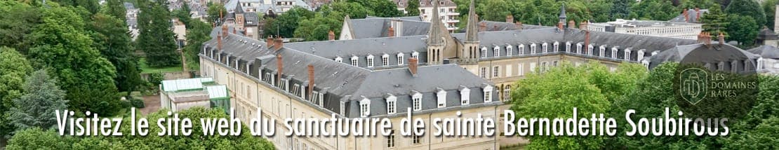 Vue aérienne du sanctuaire Sainte Bernadette