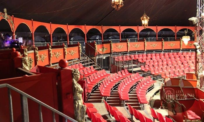 Disposition des sièges pour le spectacle
