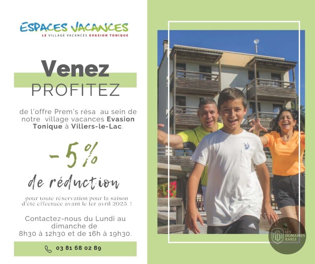 Vue extérieure de la villa Evasion Tonique à Villers en Bourgogne-Franche-Comté