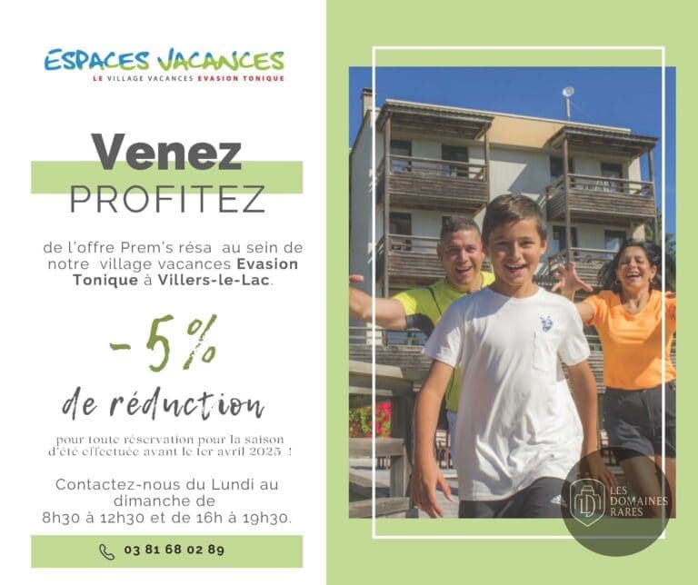Vue extérieure de la villa Evasion Tonique à Villers en Bourgogne-Franche-Comté