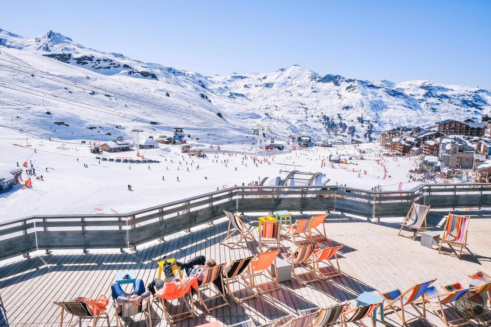 Vue du domaine °Fahrenheit Seven Val Thorens à Val en Auvergne-Rhône-Alpes