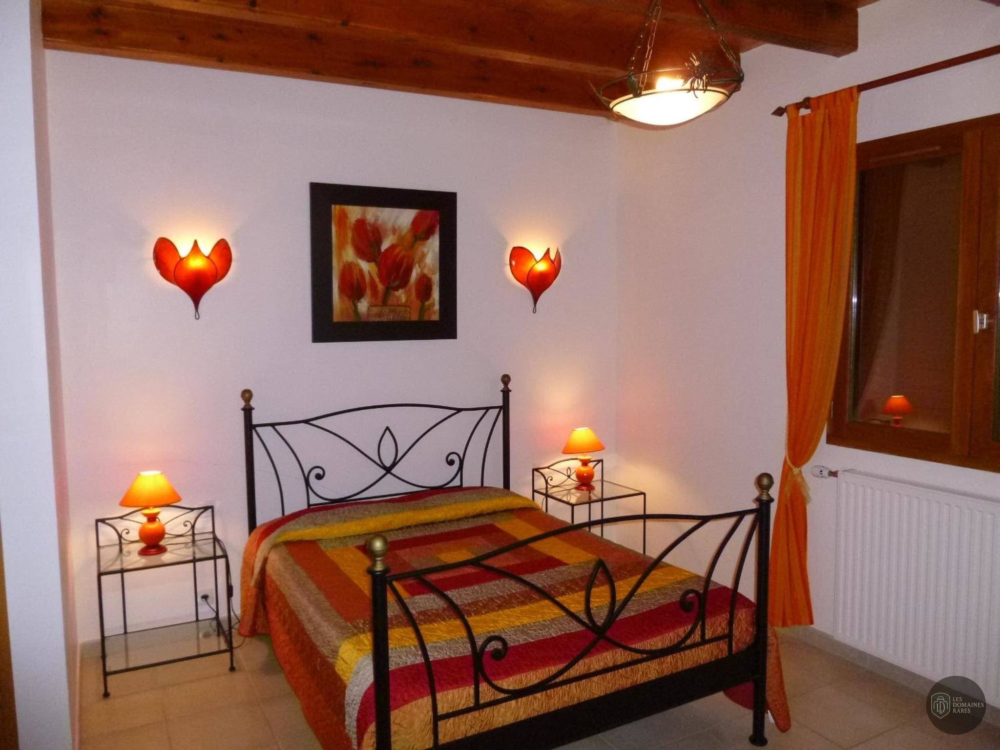 Chambre de la ferme Ferme Auberge du Milon en Auvergne-Rhône-Alpes - séminaire chaponost