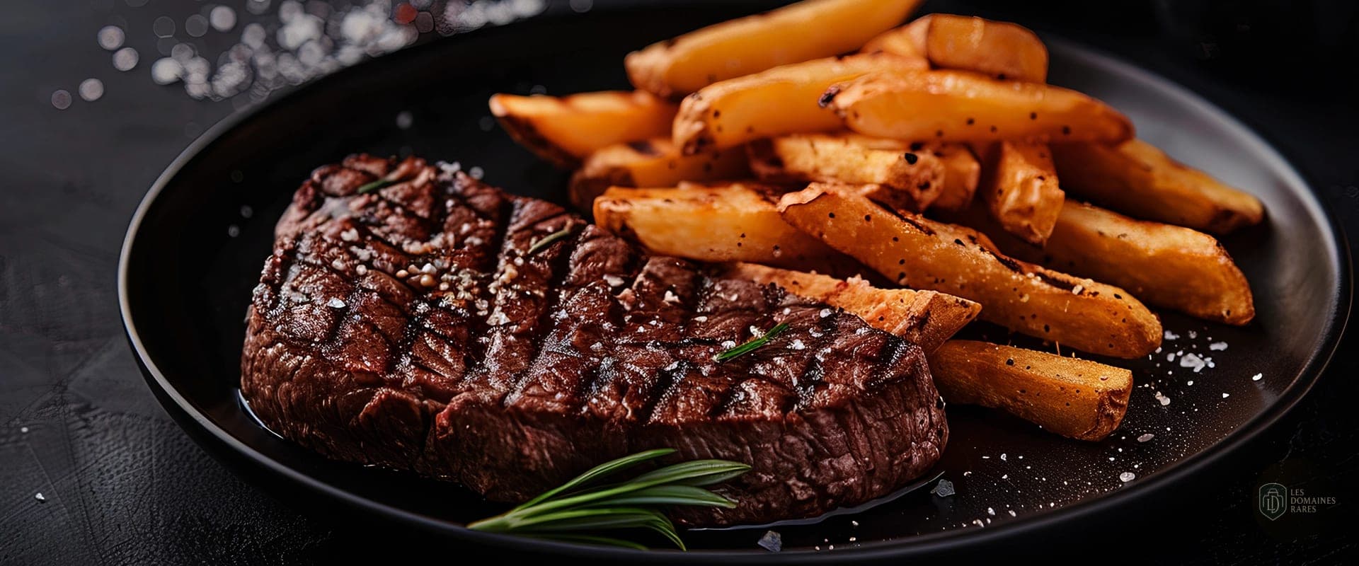 Plat de viande et frites
