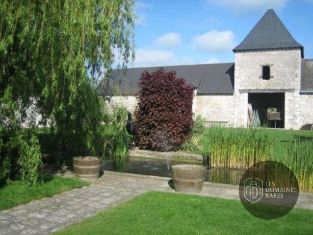 Vue extérieure de la ferme Ferme des 3 maillets à Avaray en Centre-Val de Loire