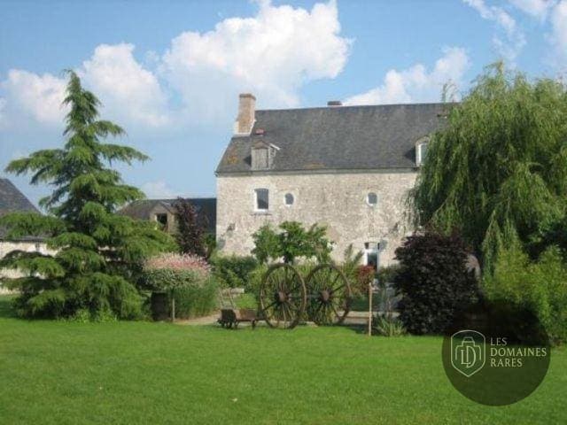 Vue extérieure de la ferme Ferme des 3 maillets à Avaray en Centre-Val de Loire