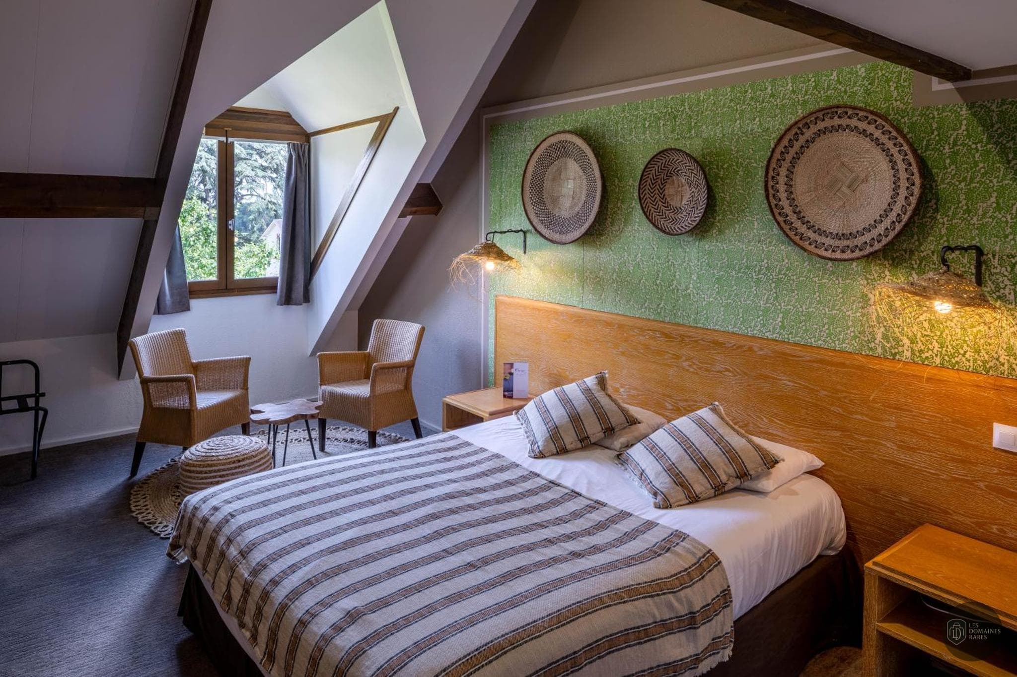 Chambre du manoir Garrigae Manoir de Beauvoir à Mignaloux en Nouvelle-Aquitaine - séminaire vienne (86)