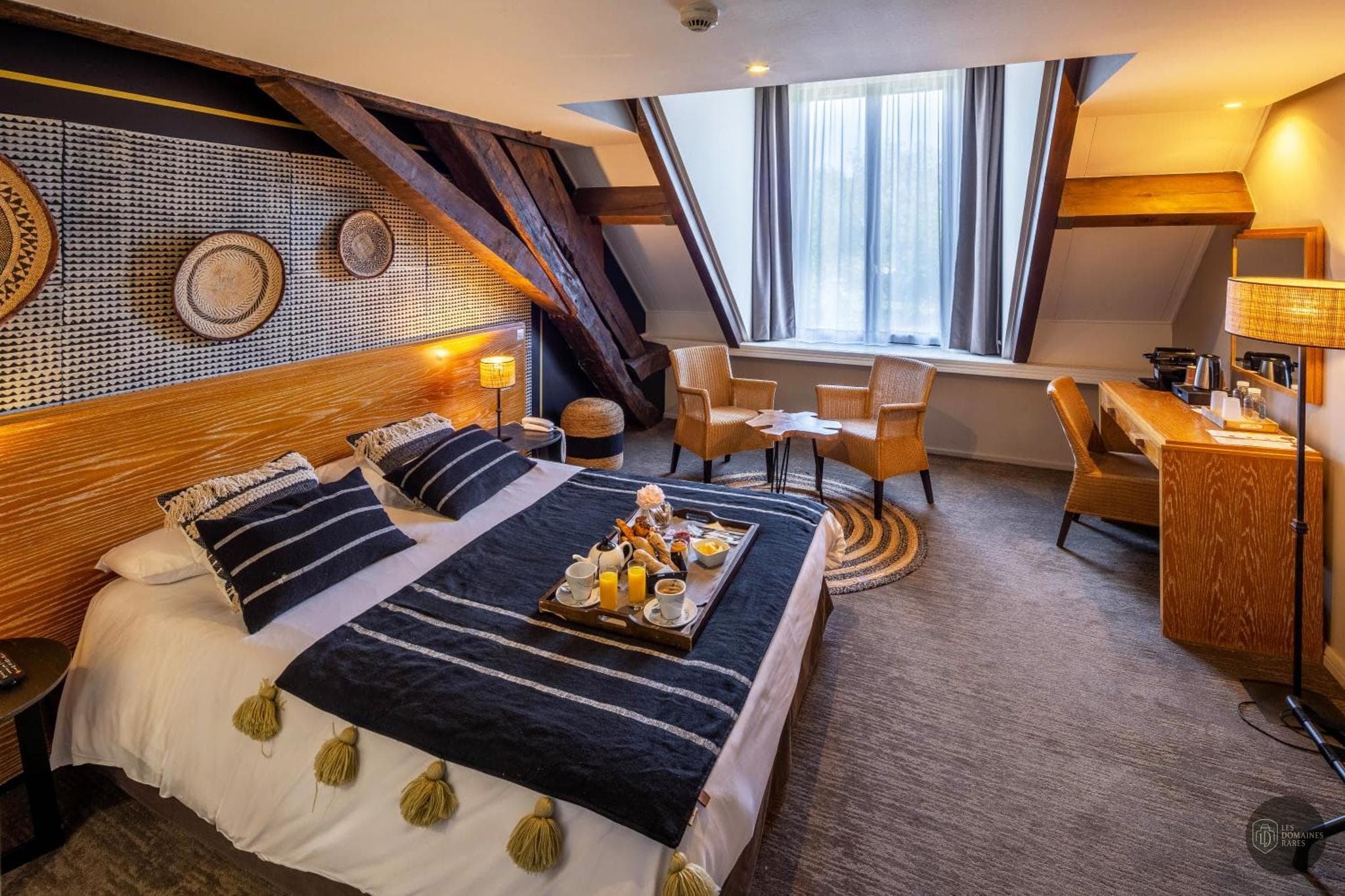 Chambre du manoir Garrigae Manoir de Beauvoir à Mignaloux en Nouvelle-Aquitaine