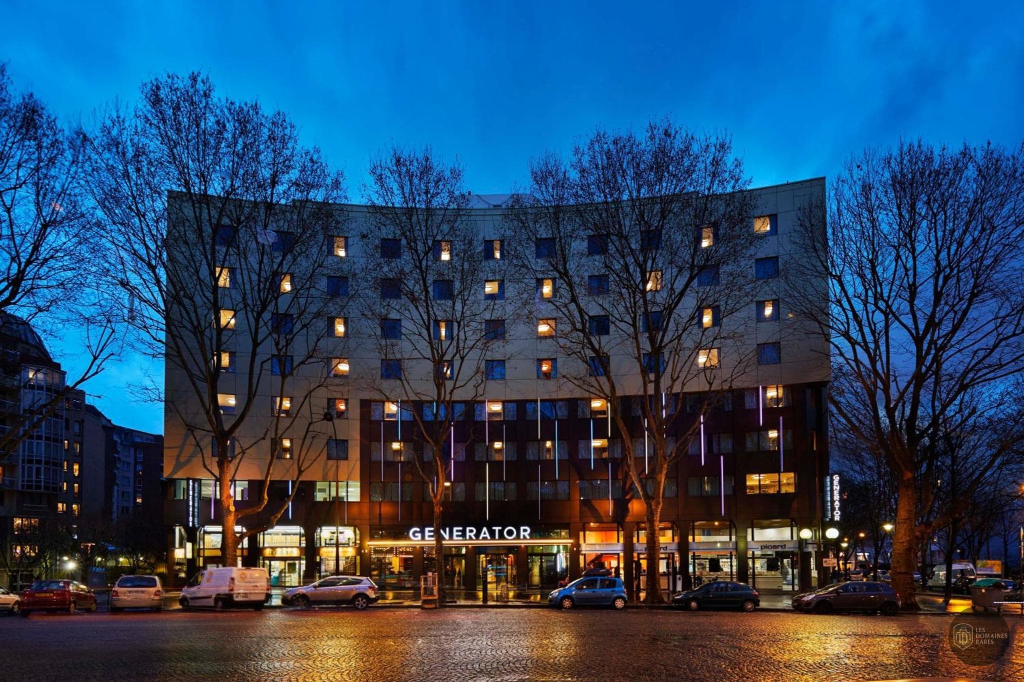 Vue de l'hôtel Generator Hostel Paris à Paris en Île-de-France