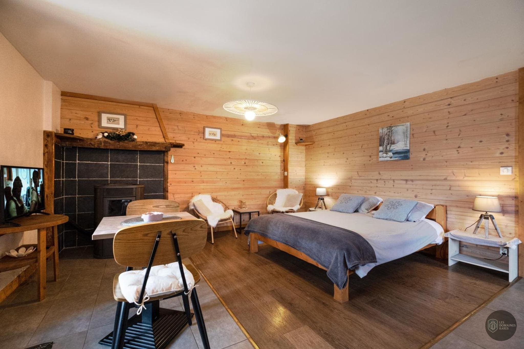 Chambre du gîte Gite des Sources d'Arvey en Auvergne-Rhône-Alpes - séminaire savoie