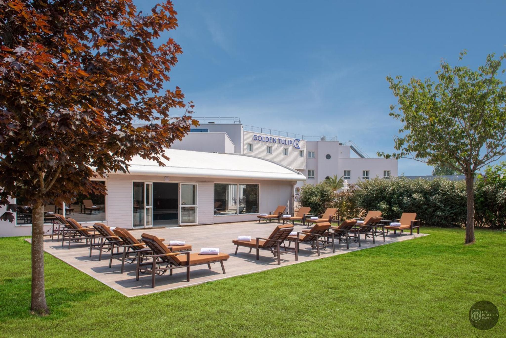 Vue extérieure de l'hôtel Golden Tulip Dieppe en Normandie