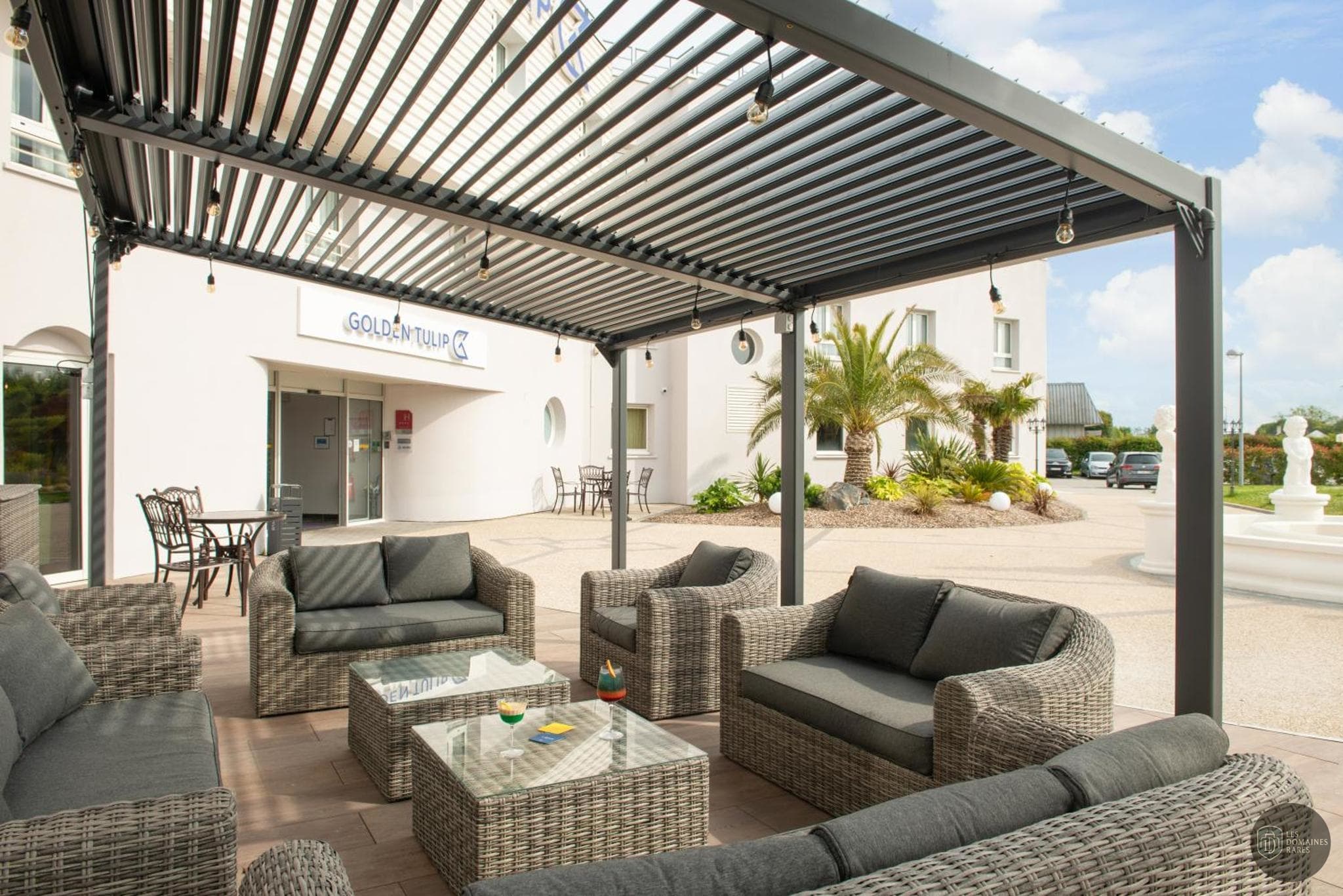 Vue extérieure de l'hôtel Golden Tulip Dieppe en Normandie