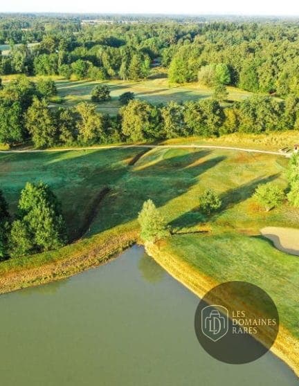 Vue aérienne du Golf de la Bresse