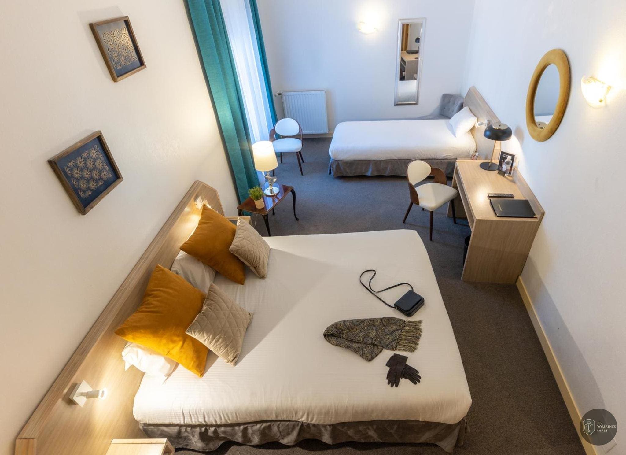 Chambre de l'hôtel Grand Hôtel du Nord à Vesoul en Bourgogne-Franche-Comté