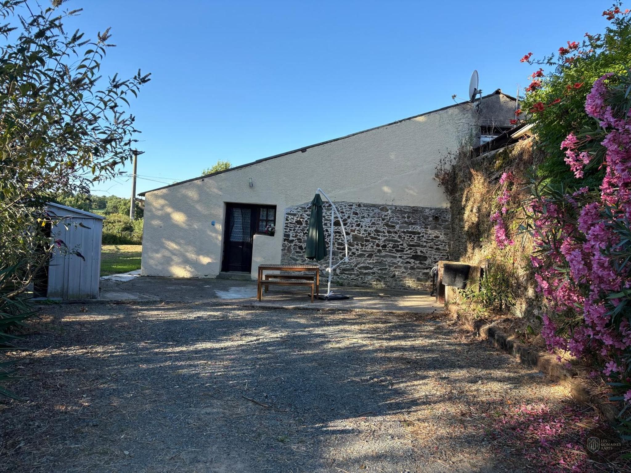 Vue du lieu Grange de Bourgoult en Normandie
