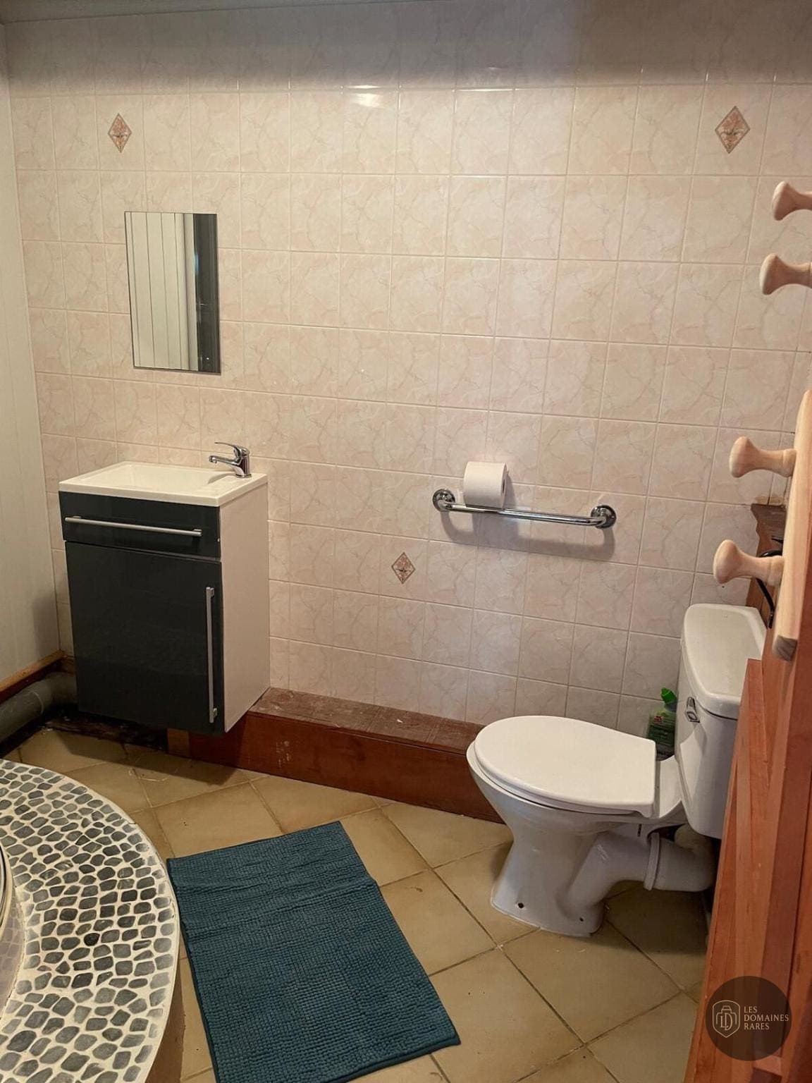 Salle de bain du lieu Grange de Bourgoult en Normandie