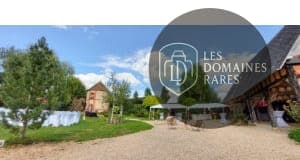 Vue extérieure du lieu Grange de Rouville à Hébécourt en Normandie