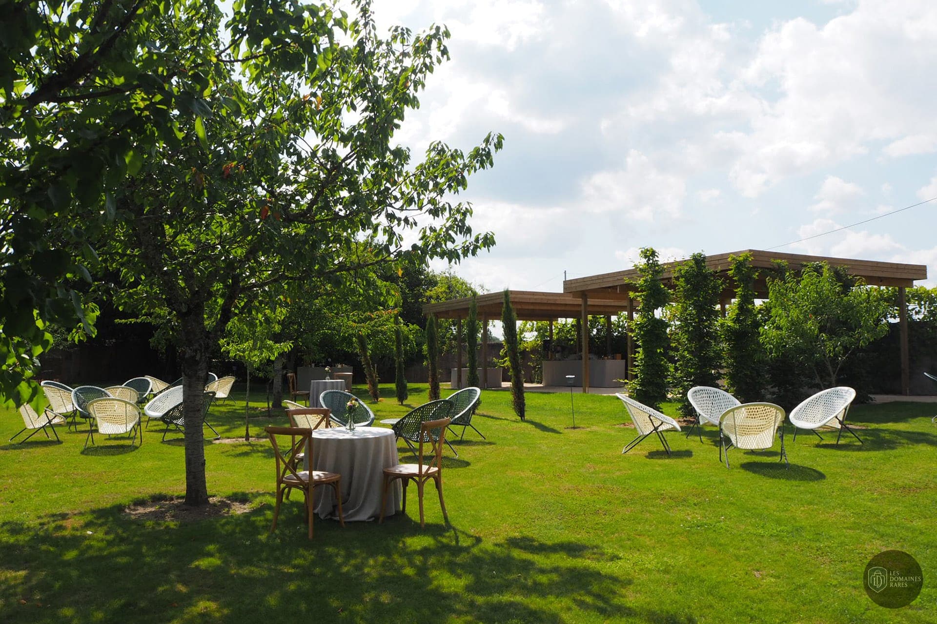 Vue extérieure du lieu Grange des Barres à Noizay en Centre-Val de Loire