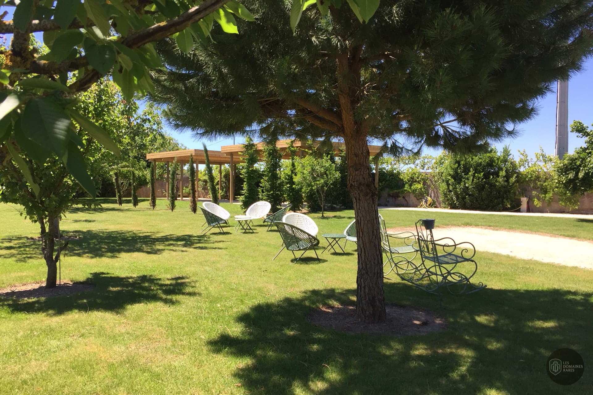 Vue extérieure du lieu Grange des Barres à Noizay en Centre-Val de Loire