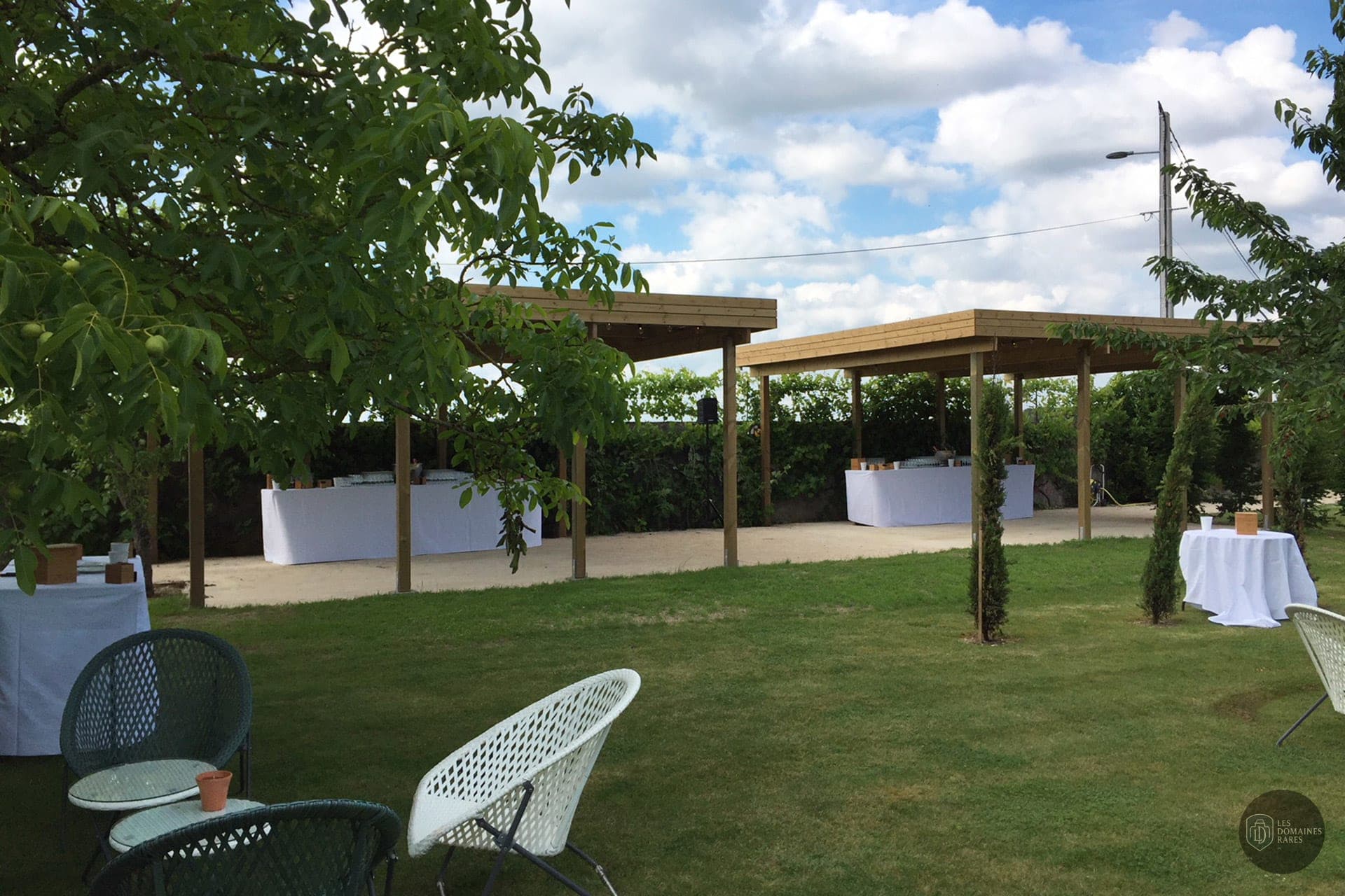 Vue extérieure du lieu Grange des Barres à Noizay en Centre-Val de Loire
