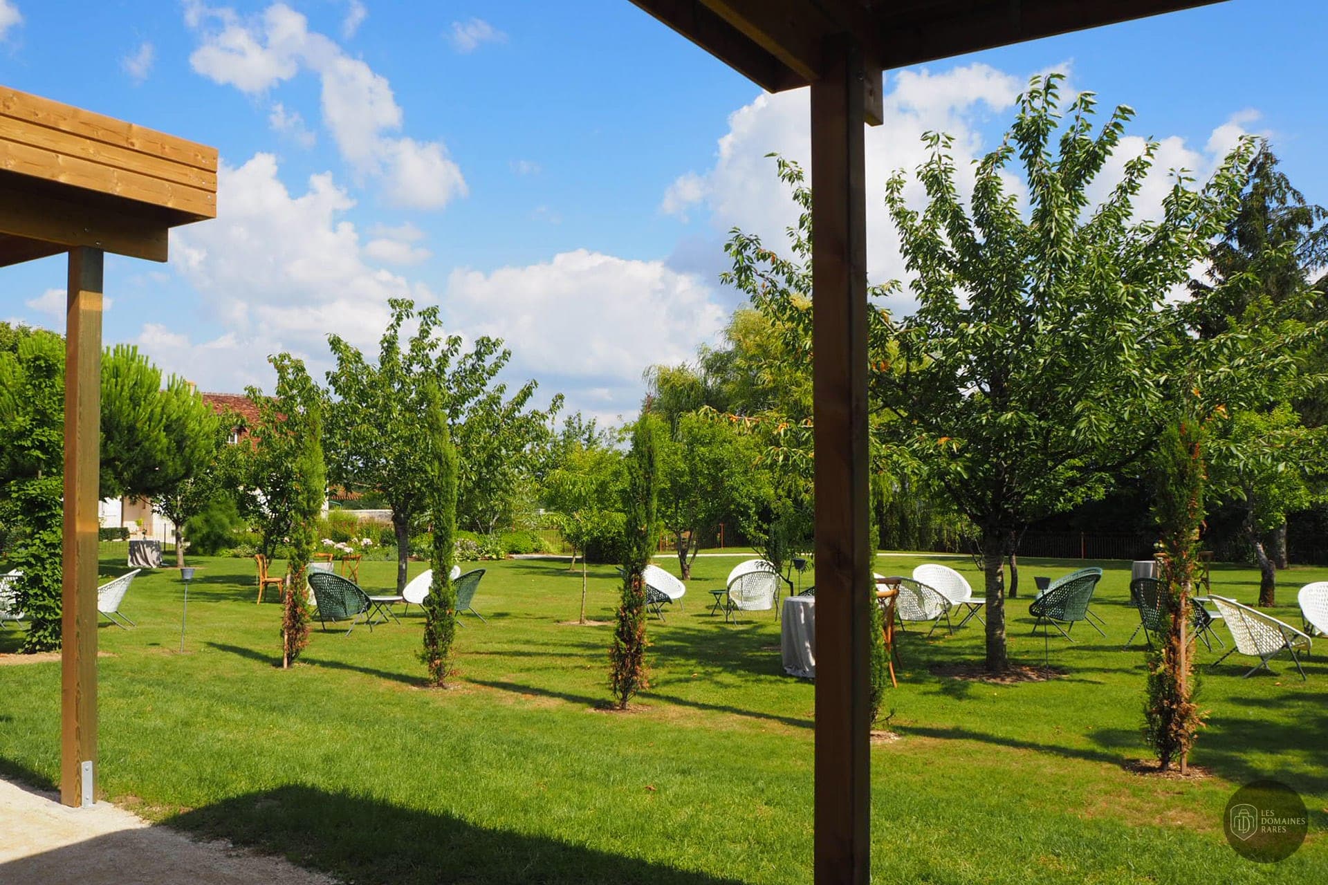 Vue extérieure du lieu Grange des Barres à Noizay en Centre-Val de Loire