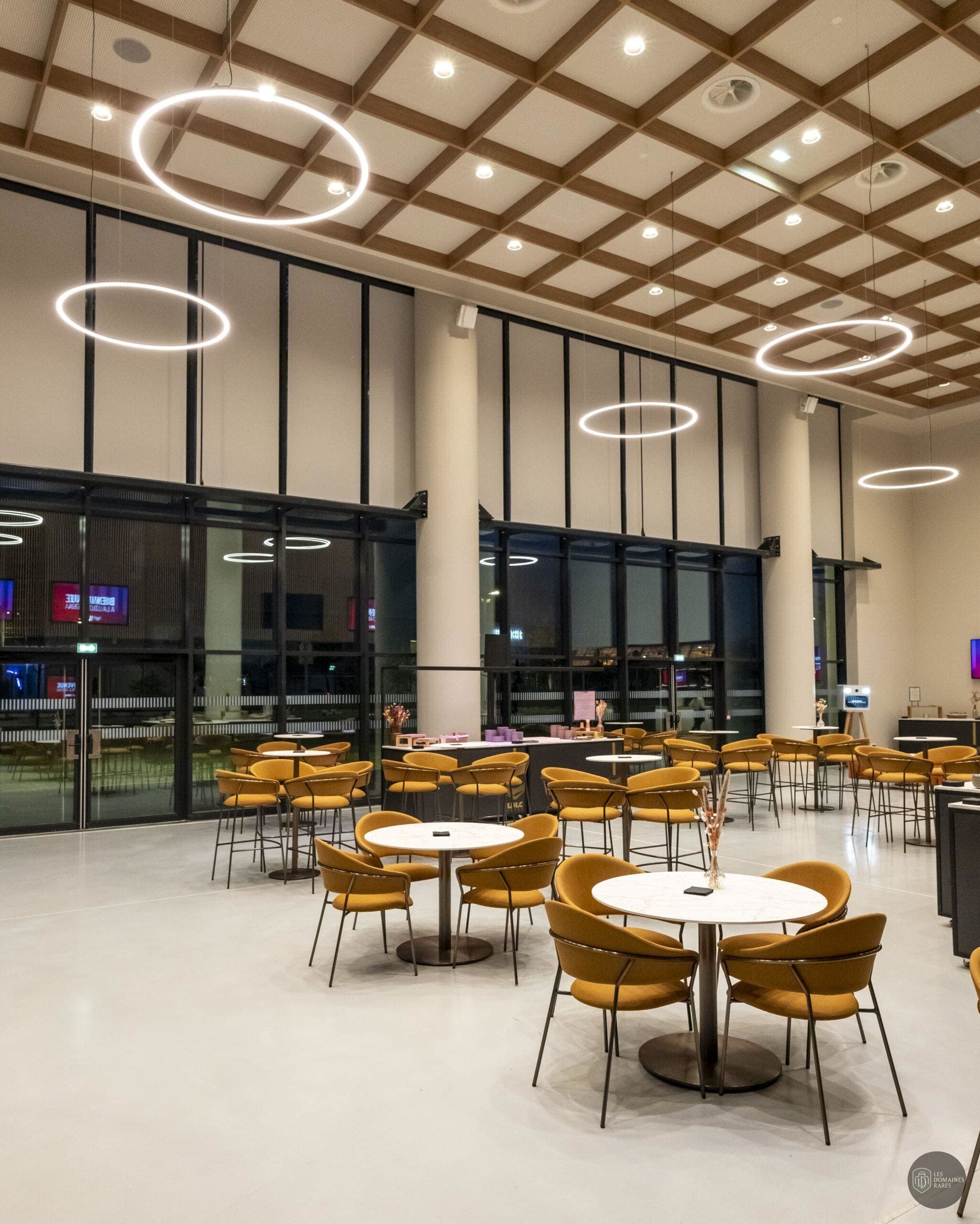 Espace intérieur du lieu Groupama Stadium à Lyon en Auvergne-Rhône-Alpes