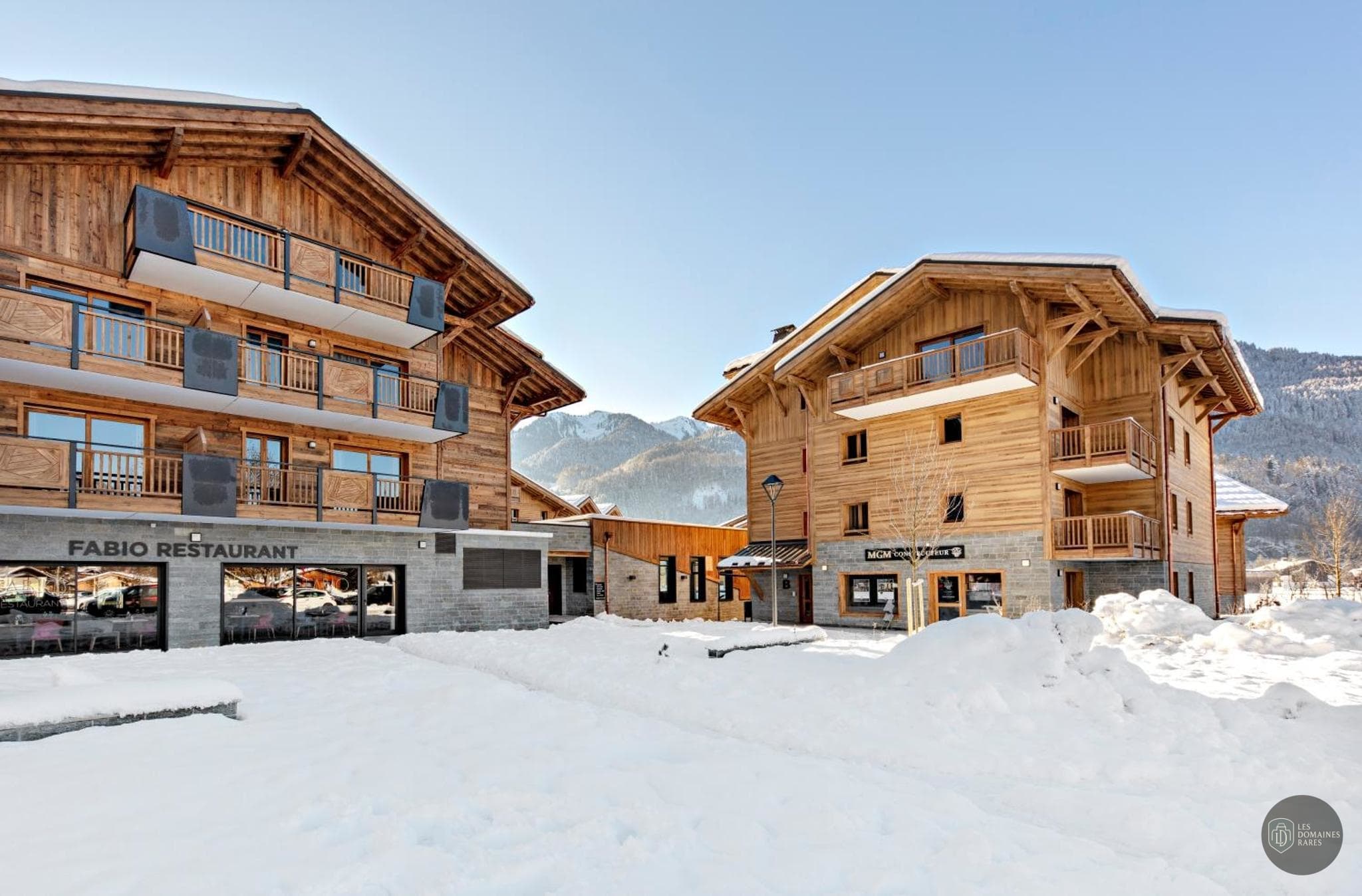 Vue extérieure de l'hôtel Hôtel Alexane à Samoëns en Auvergne-Rhône-Alpes