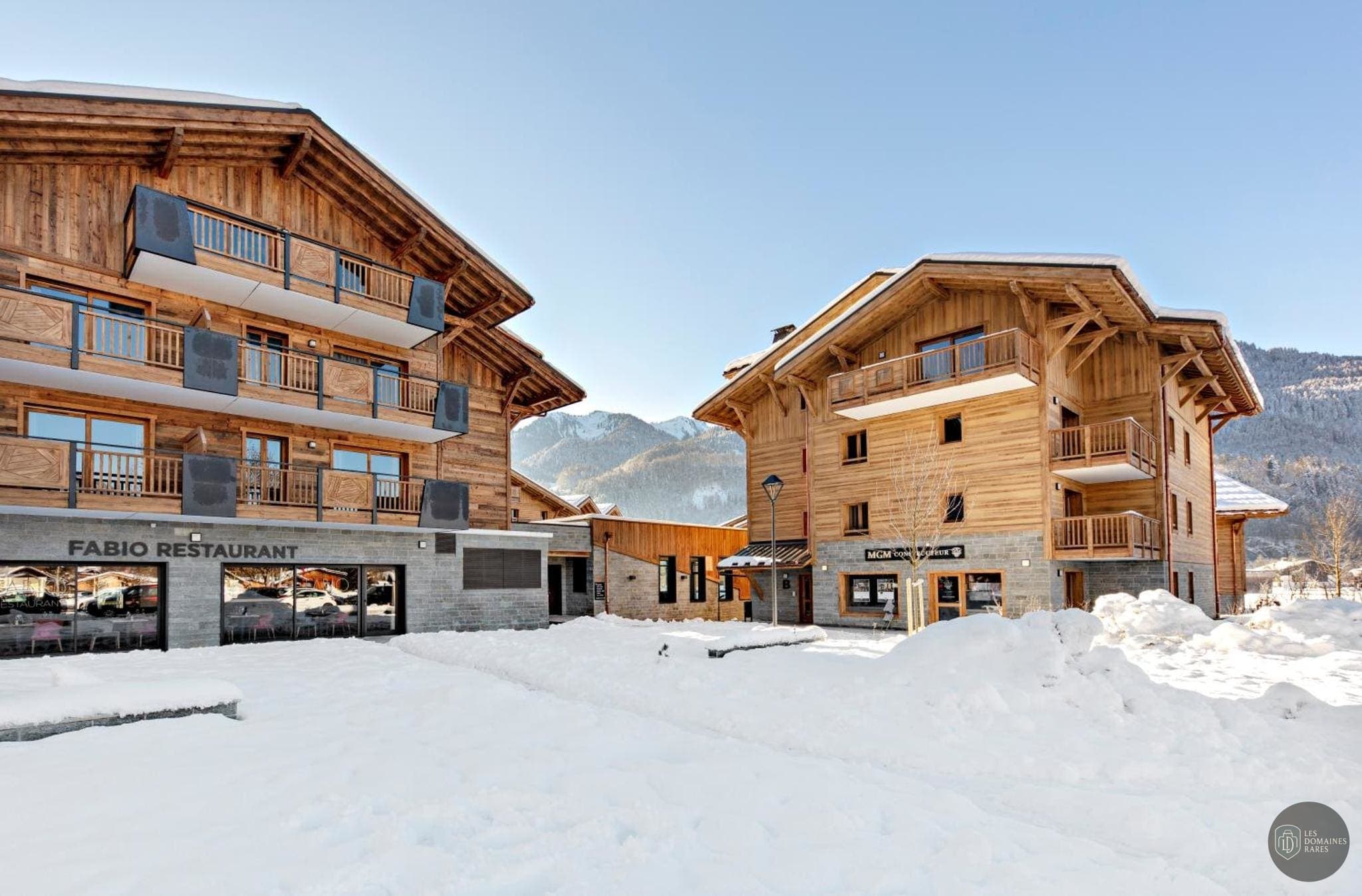 Vue extérieure de l'hôtel Hôtel Alexane à Samoëns en Auvergne-Rhône-Alpes
