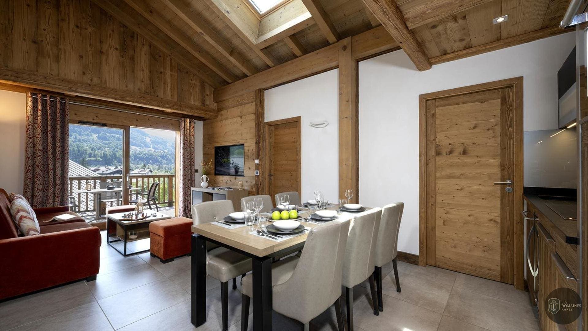 Vue extérieure de l'hôtel Hôtel Alexane à Samoëns en Auvergne-Rhône-Alpes