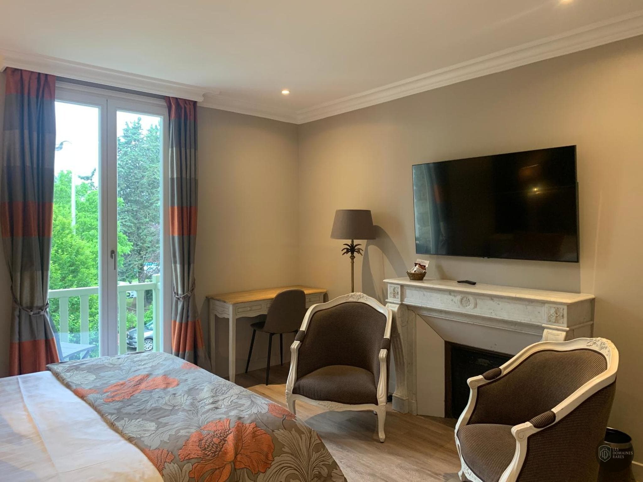 Chambre de l'hôtel Hôtel Augeval à Deauville en Normandie - séminaire calvados