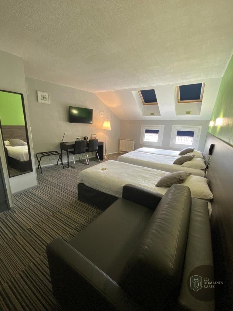Chambre de l'hôtel Hôtel Bagatelle en Grand Est