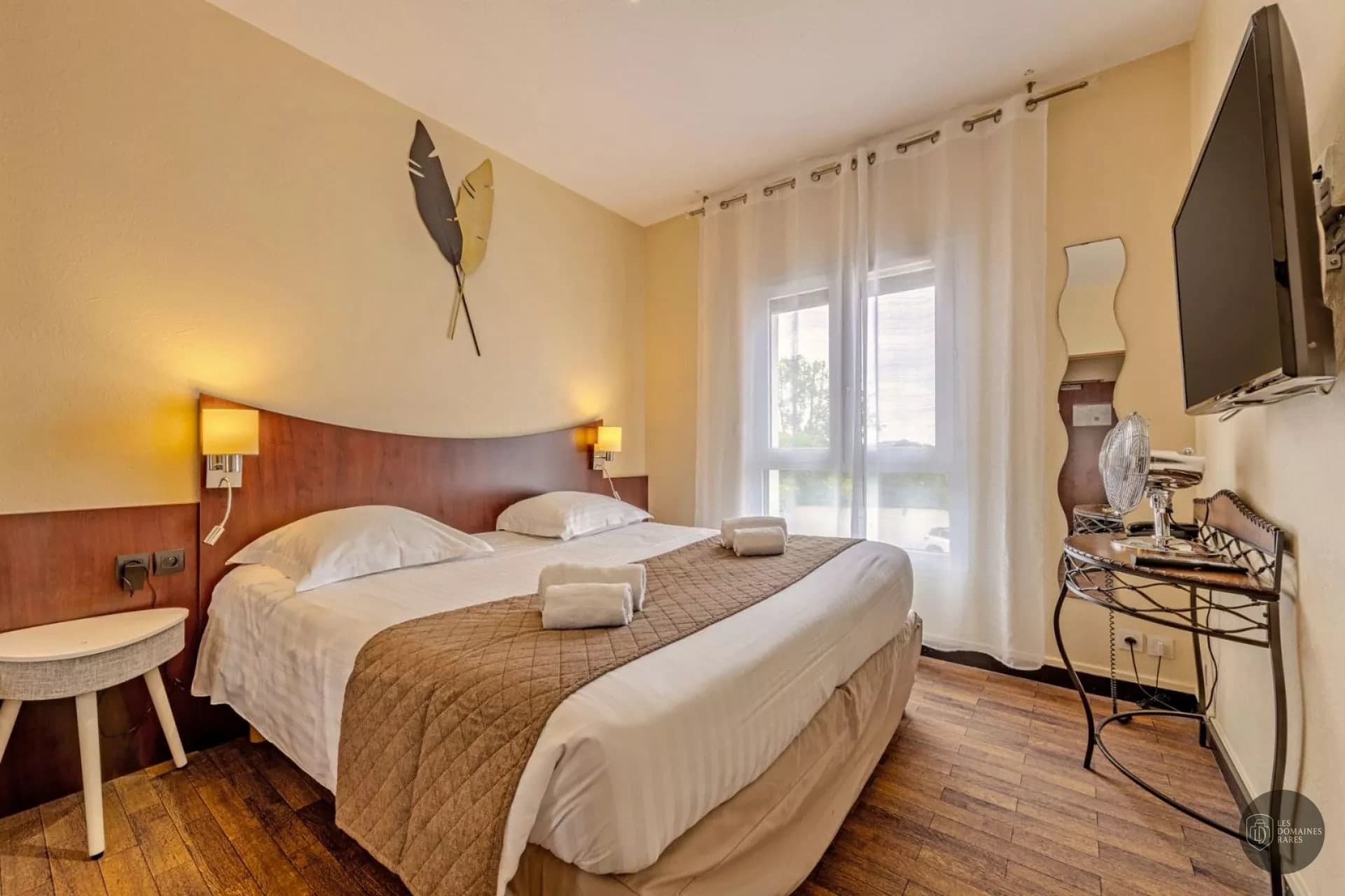 Chambre de l'hôtel Hôtel Center Brest en Bretagne - séminaire brest france coordonnées gps latitude : 48.40176