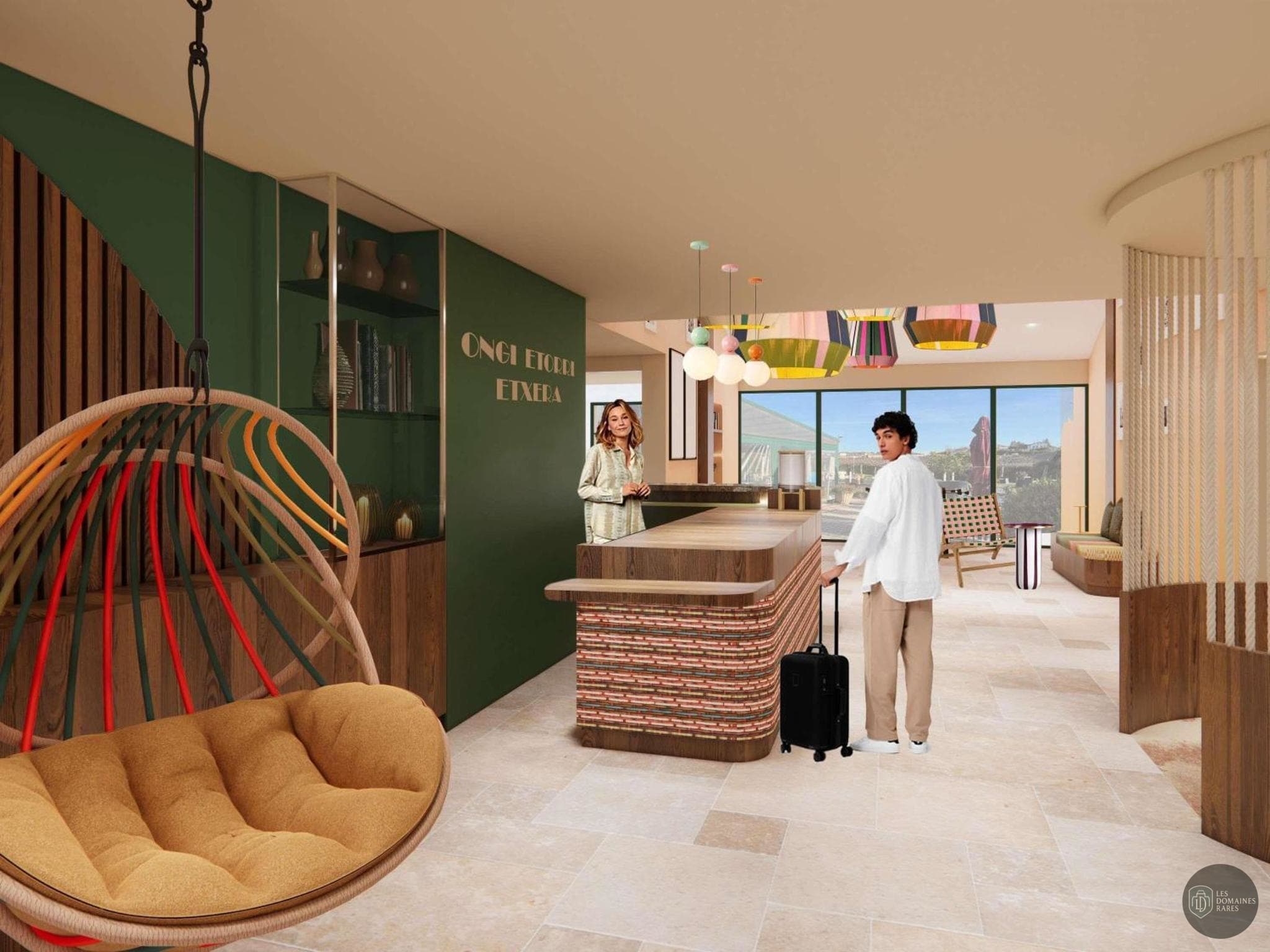 Vue extérieure de l'hôtel Hôtel Donibane en Nouvelle-Aquitaine