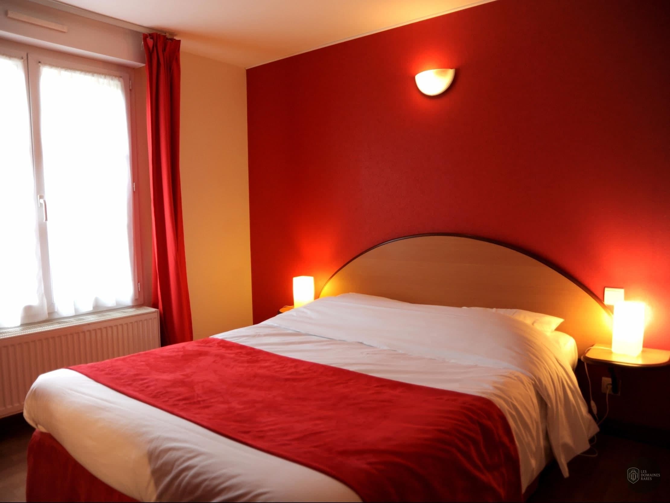 Chambre de l'hôtel Hôtel Ecu de France à Malesherbes en Centre-Val de Loire