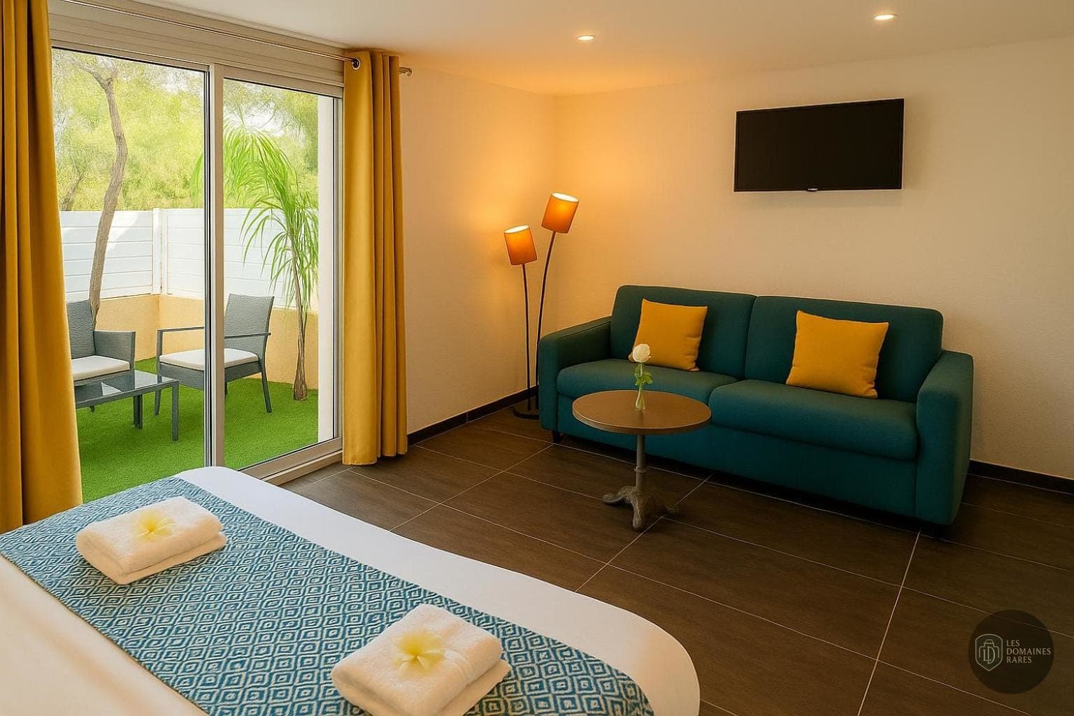Chambre de l'hôtel Hôtel Gil de France à Cap en Occitanie